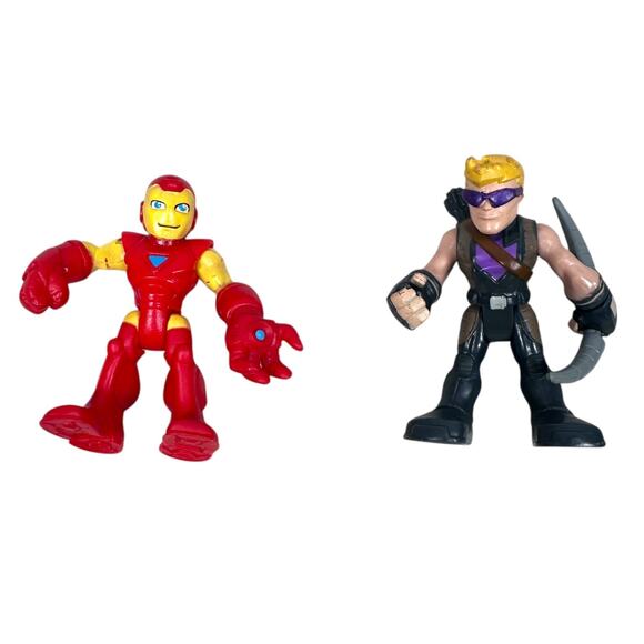 Playskool Heroes Marvel Super Heroes Adventures Action Figures Lot of 6 Hulk - Picture 3 of 6